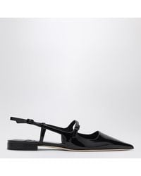 Jimmy Choo - Patent Leather Didi Flat Shoes - Lyst