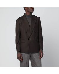 Lardini - Double-Breasted Wool Jacket - Lyst