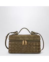 Bottega Veneta - Bang Bang Vanity Case Mud Suede Bag - Lyst