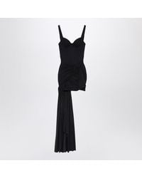 Balenciaga - Draped Mini Dress - Lyst