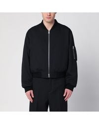 Jil Sander - Bomber con zip - Lyst