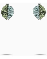 SO-LE STUDIO - Jade Green Metallic Minialie Earrings - Lyst