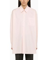 Our Legacy - Pink Striped Oversize Shirt - Lyst