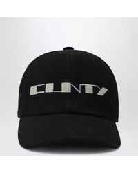 Rick Owens - Cunty Schwarze Baseballmütze - Lyst