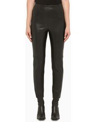 Philosophy - Faux Leather Skinny Trousers - Lyst