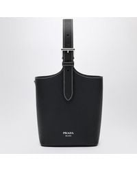 Prada - Smooth Leather Bucket Bag - Lyst