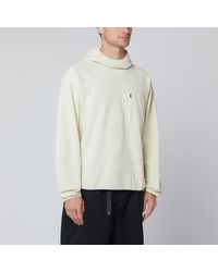 Purple Mountain Observatory - Cream-Colored Sweatshirt With Built-In Balaclava - Lyst