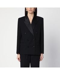 Anine Bing - Giacca doppiopetto ross nera - Lyst
