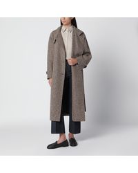 Brunello Cucinelli - Sparkling Camel And Virgin Wool Coat - Lyst