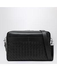 Bottega Veneta - Camera bag nera in intrecciato - Lyst