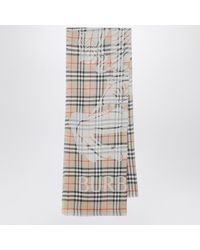 Burberry - Ekd Check Scarf - Lyst
