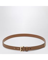 Prada - Caramel Saffiano Leather Belt - Lyst
