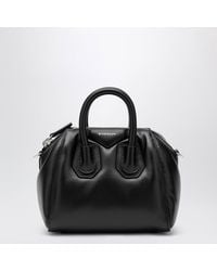 Givenchy - Mini Sac Cabas Antigona En Cuir Noir - Lyst