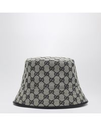 Gucci - Cappello A Secchiello Gg Blu - Lyst