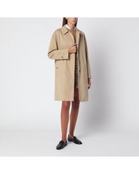 Burberry - Classic Honey Cotton Trench Coat - Lyst
