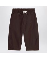 Adidas by Wales Bonner - Coffee-Colored Nylon Bermuda Shorts - Lyst