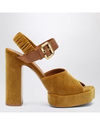 Chloé - Aria Platform Sandals - Lyst