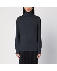 Givenchy - Dark Turtleneck With Drawstring - Lyst
