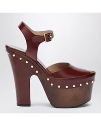 Chloé - Meret Platform Clogs - Lyst