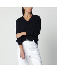 Rohe - Wool Sweater With Double V-Neck - Lyst