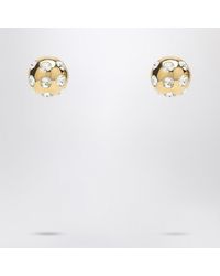 Jacquemus - Square Round Earrings With Rhinestones - Lyst
