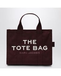 Marc Jacobs - Medium Dark Plum Canvas Tote Bag - Lyst