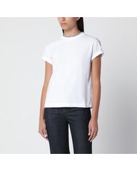 Brunello Cucinelli - Crew-Neck T-Shirt With Pendant - Lyst
