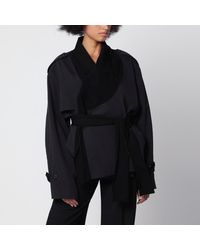 Maison Margiela - Cropped Belted Jacket - Lyst