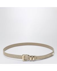 Brunello Cucinelli - Alligator Leather Belt With Buckle - Lyst