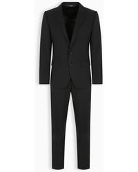 Dolce & Gabbana Black Two Piece Suit
