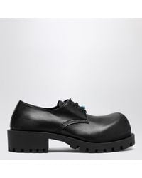 Balenciaga - Derby hummer nera in pelle - Lyst
