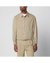 AURALEE - Garment-Dyed Finx Chino Blouse - Lyst