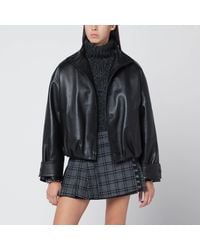 DURAZZI MILANO - Leather Bomber - Lyst