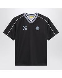 Off-White c/o Virgil Abloh - Football Jersey With Logo Patch - Lyst