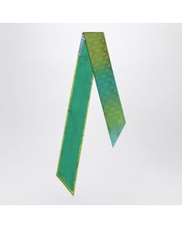 Prada - Nastro color lime in twill di seta - Lyst