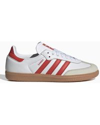 adidas Originals - Sneaker bassa samba og bianca/rossa - Lyst
