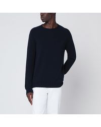 Tagliatore - Pull Bleu En Cachemire - Lyst