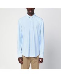 Xacus - Camicia active a righe azzurre in popeline - Lyst