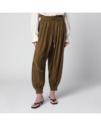 Zimmermann - Silk Habotai Harem Pants - Lyst