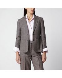 Burberry - Prince Of Wales Wool-Blend Single-Breasted Jacket - Lyst