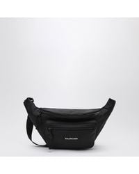 Balenciaga - Explorer Nylon Belt Bag With Logo - Lyst