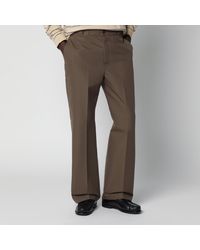 Prada - Technical Canvas Trousers - Lyst