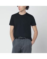 Prada - Lot De Trois T-Shirts Noirs En Coton - Lyst