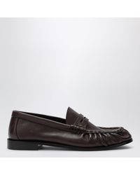 Saint Laurent - Le Loafer Leather Loafers - Lyst