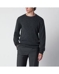 Roberto Collina - Anthracite Wool-Blend Sweater - Lyst