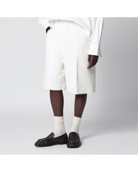 Bottega Veneta - Silk-Blend Bermuda Shorts By - Lyst