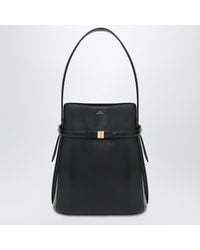 TOTEME - Leather Bucket Bag With Strap - Lyst