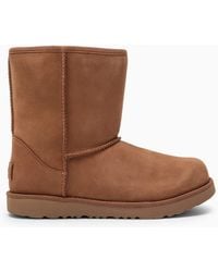 UGG - Kastanienfarbener Stiefel Classic Weather Short - Lyst
