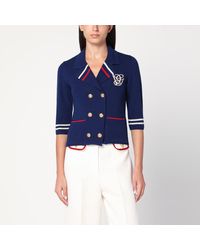 Valentino - Double-Breasted Wool Cardigan - Lyst