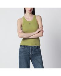Ami Paris - Ami De Coeur Matcha Tank Top - Lyst
